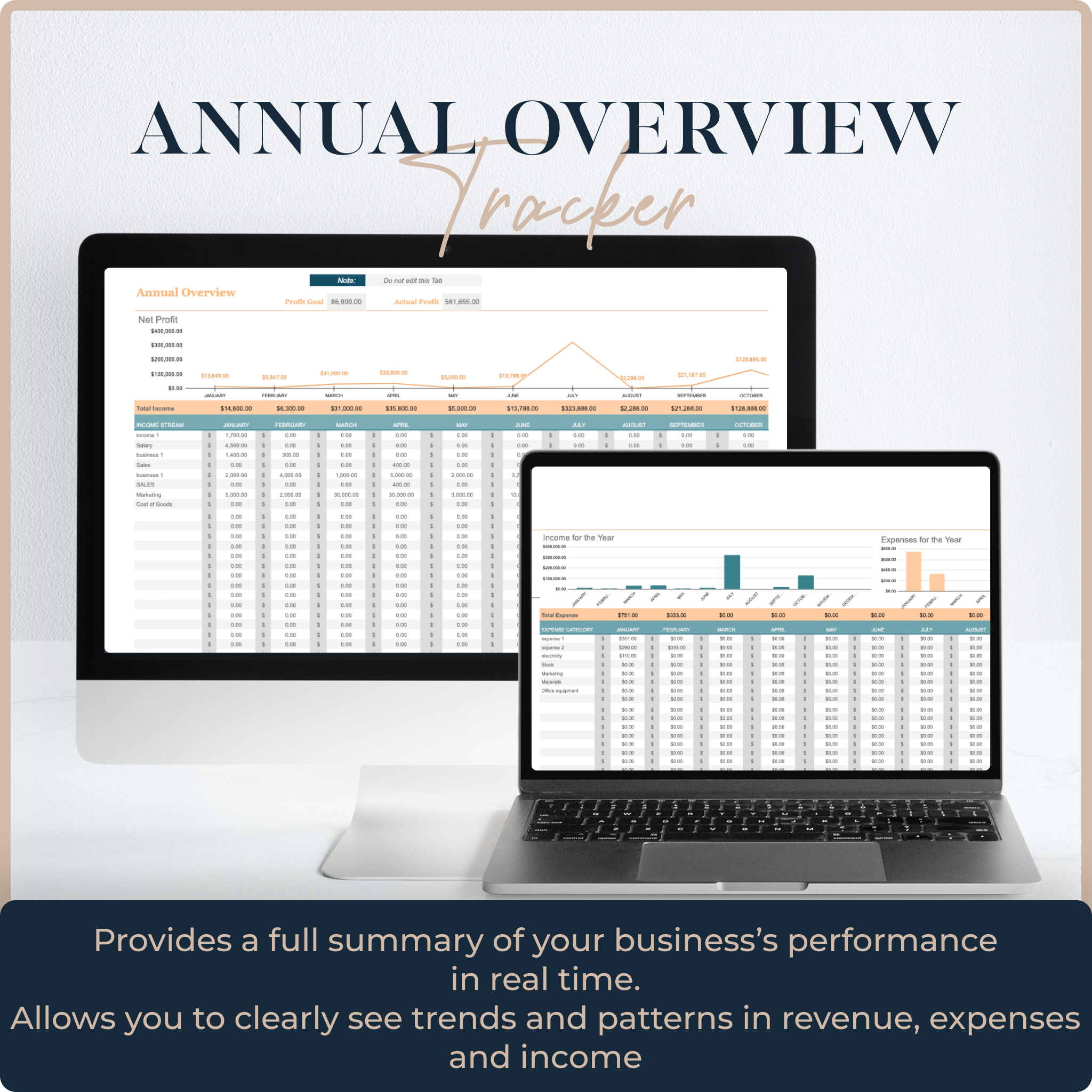 EASY BOOKKEEPING TRACKER