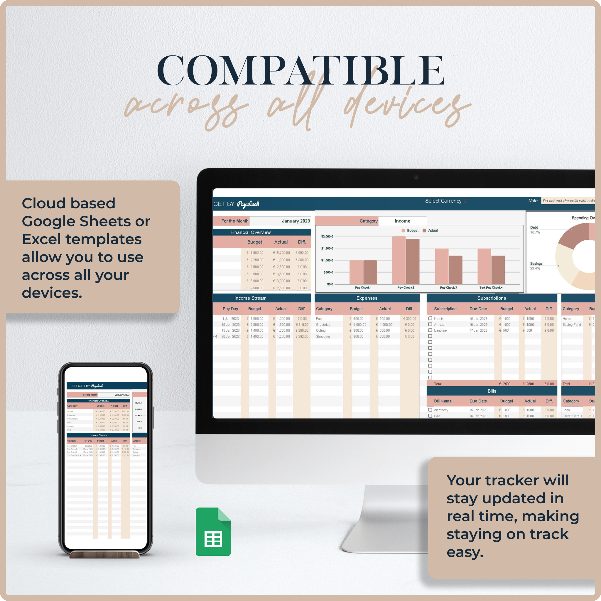 EASY BOOKKEEPING TRACKER